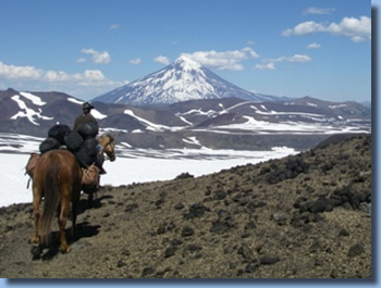 Reittour in den Anden Patagoniens, Lanin Vulkan
